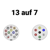 13 auf 7-polig