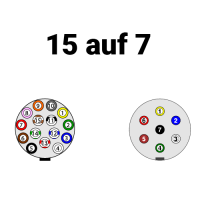 15 auf 7-polig