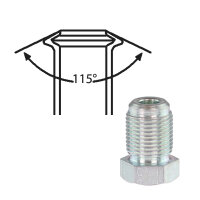 Verschraubung Bördel F