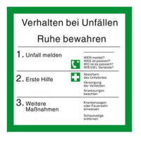 Verhalten bei Unfällen