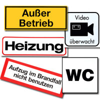 Hinweisschilder