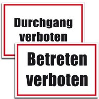 Betreten Verboten