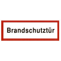 Brandschutztür Folie selbstklebend 297 x 105 mm