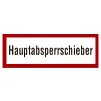 Hauptabsperrschieber Kunststoff