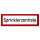 Sprinklerzentrale Folie selbstklebend 297x105 mm