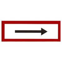 Richtungspfeil Folie selbstklebend 297 x 105 mm