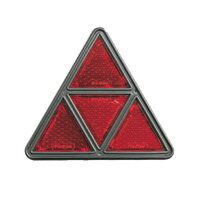 Reflektor rot 175x175x175 mm mit Schraube