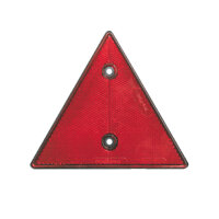 Reflektor rot 160x160x160mm, schwarze Rückplatte