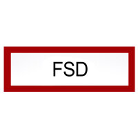 FSD Kunststoff 297 x 105  mm
