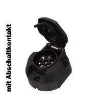 Steckdose 7-polig Kunststoff mit Abschaltkontakt für...