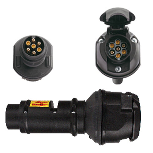 Spannungsreduzierung / Adapter PKW 7-pol.24V / PKW 7-pol.12V