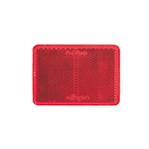 Reflektor / Katzenauge / Rückstrahler rot 56 x 39 mm, selbstklebend