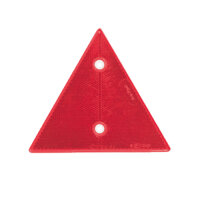 Reflektor rot 160x160x160 mm, weisse Rückplatte