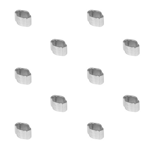 10 Stück 2-Ohr Schellen,  Druckluftschellen, Schlauchschellen, Bierschlauchschellen, 3-5 mm