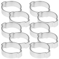 10 Stück 2-Ohr Schellen,  Druckluftschellen,...