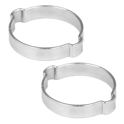 2 Stück 2-Ohr Schellen,  Druckluftschellen, Schlauchschellen, Bierschlauchschellen, 37-40 mm