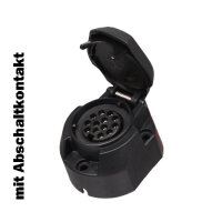 Steckdose 13-polig Kunststoff mit Abschaltkontakt...