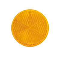 Reflektor / Katzenauge / Rückstrahler gelb 80 mm...