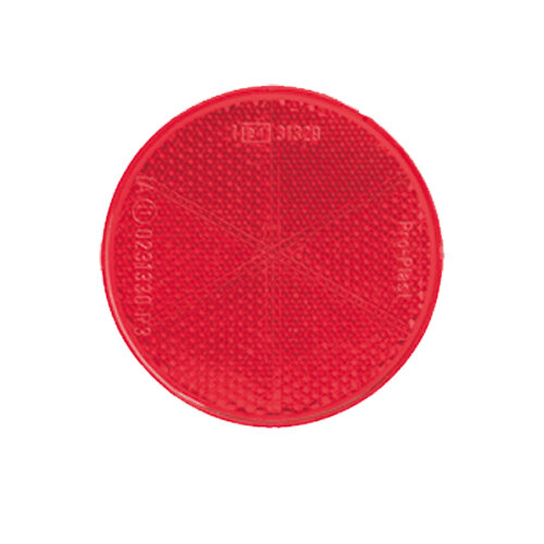 Reflektor / Katzenauge / Rückstrahler rot 80 mm selbstklebend