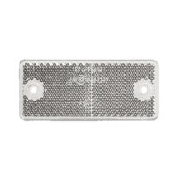 Reflektor / Katzenauge / Rückstrahler weiss 90 x 40...
