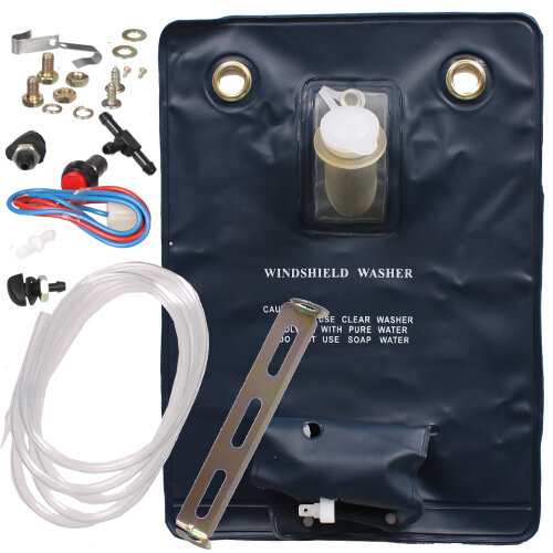 12 V Universal-Scheibenwasch-System / Scheibenwaschanlage / Wassersack  / Scheibenwaschpumpe / Scheibenwaschpumpe / 1,8 Liter