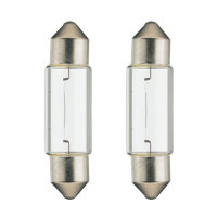 2 Stück Glühlampen im Blisterpack 12V 5W Sofitte