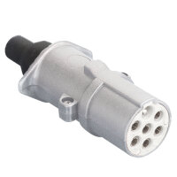 Alu-Stecker 7-pol. 2 4 Volt Norm:S Steckanschluss