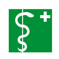 Arzt Folie selbstklebend 148 x 148 mm BGV A8