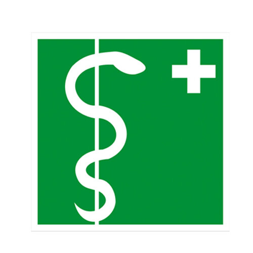 Arzt Folie selbstklebend 200 x 200 mm BGV A8