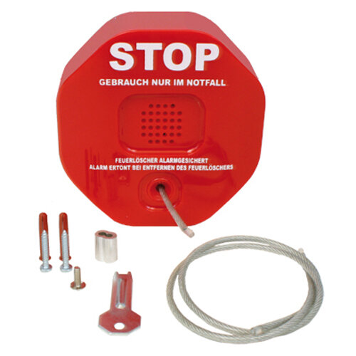 Diebstahlsicherung für Feuerlöscher