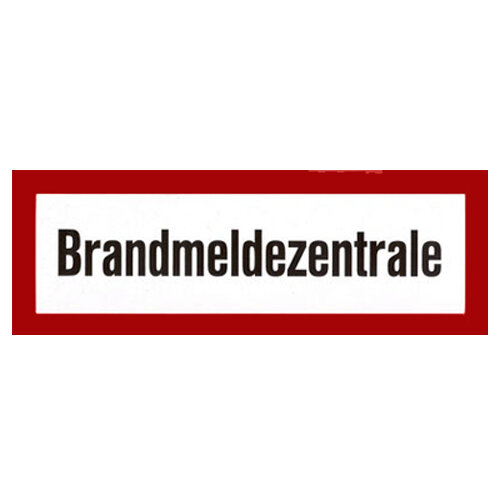 Brandmeldezentrale Folie 297 x 105  mm