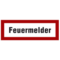 Feuermelder Folie 297 x 105 mm