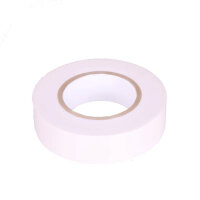 PVC Isolierband Klebeband 10 Meter lang 15 mm breit -weiss-