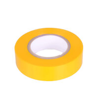 PVC Isolierband Klebeband 10 Meter lang 15 mm breit -gelb-