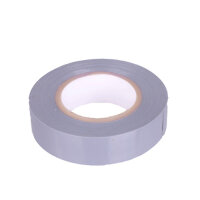 PVC Isolierband Klebeband 10 Meter lang 15 mm breit -grau-