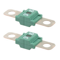 2 x Leistungssicherung Streifensicherung Midi / grün...