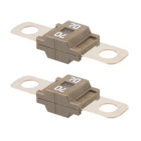 2 x Leistungssicherung Streifensicherung Midi / braun /...