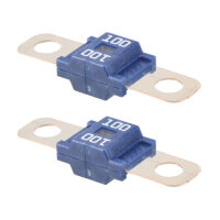 2 x Leistungssicherung Streifensicherung Midi / blau /...