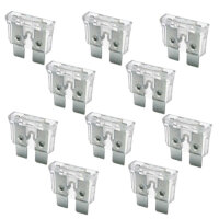 10 x Flachstecksicherung 25A / 32V / weiss