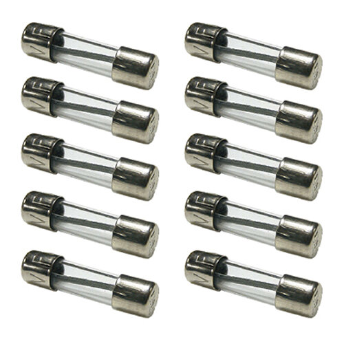 10 x Feinsicherung / Glassicherungen / KFZ Sicherung / 6,3A / 5x20mm / Flink
