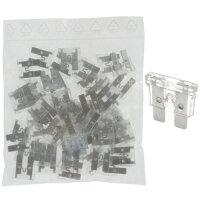 50 x Flachstecksicherung 25A / 32V / weiss