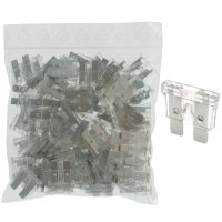 100 x Flachstecksicherung 25A / 32V / weiss