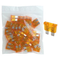 50 x Flachstecksicherung 40A / 32V / orange