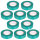 10 Stück PVC Isolierband Klebeband 10 Meter lang 15 mm breit -grün-