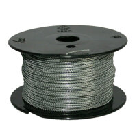 100m Plombendraht, Eisen verzinkt , 2-fädig 50/30,...