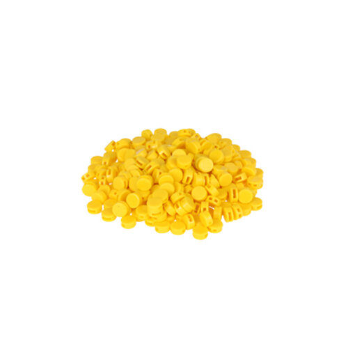 250 St. Kunststoffplomben gelb 8mm