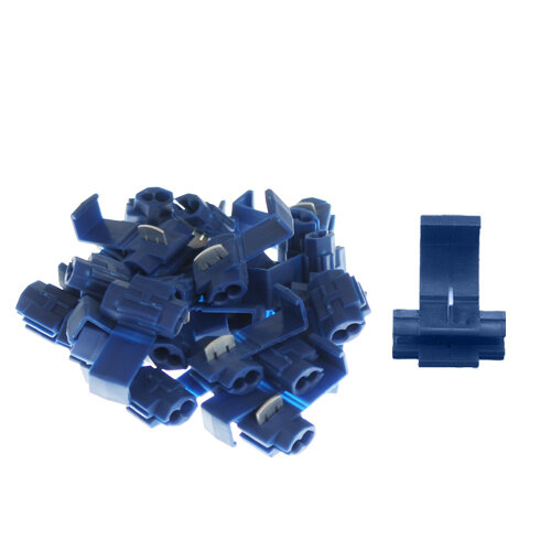25 Stück Abzweigverbinder / Schnellverbinder / Stromdieb blau 1,5 - 2,5 qmm
