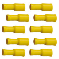 10 Stück  Rundsteckhülsen 4,85mm gelb 2,5-6,0 qmm