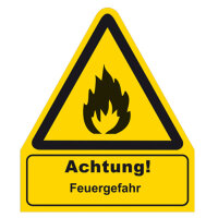 Achtung ! Feuergefahr Folie selbstklebend