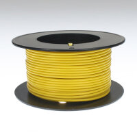 Kabel 1,0 qmm gelb 25m